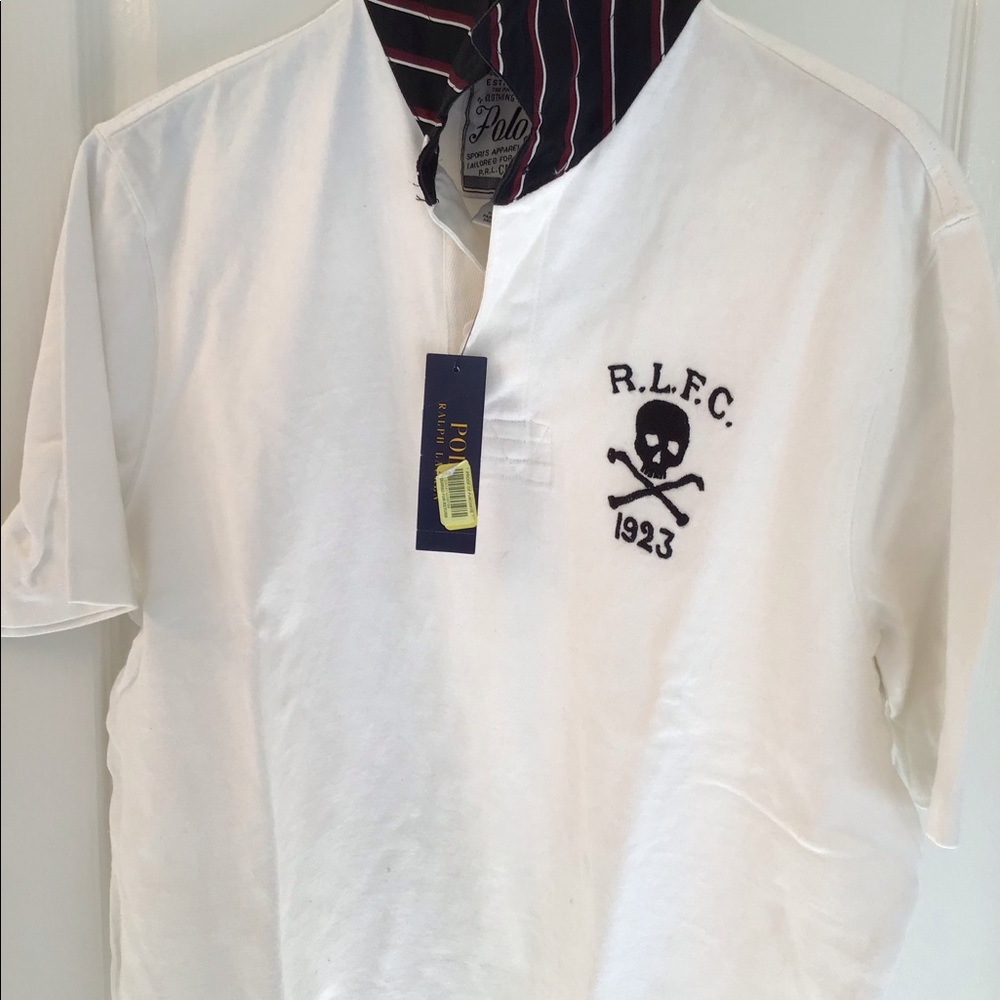 Ralph Lauren beautiful new white polo Large, NWT